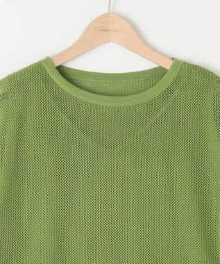 SHARE PARK LADIES 【セットアイテム】レーヨンナイロンニットワンピース グリーン系