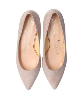 Bridget Birkin 【Bridget Birkin】エレガンスポインテッドパンプス ライトグレースウェード