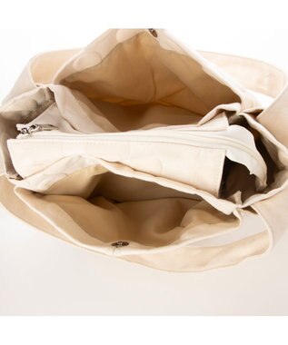 Y'SACCS 【Y’SACCS vous et】 キャンバスドットエンボストート Mサイズ ナチュラル