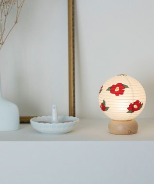 ちょうちん堂 【きもち】KAGAYAKI 椿 ちょうちん ライト ホワイト