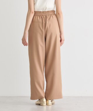 earth music&ecology リラックスワイドパンツ Camel