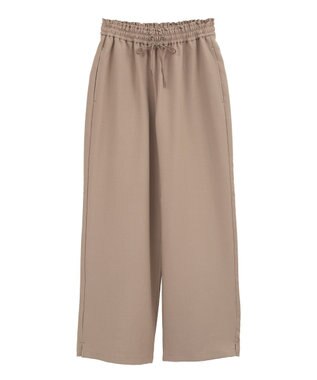 earth music&ecology リラックスワイドパンツ Camel