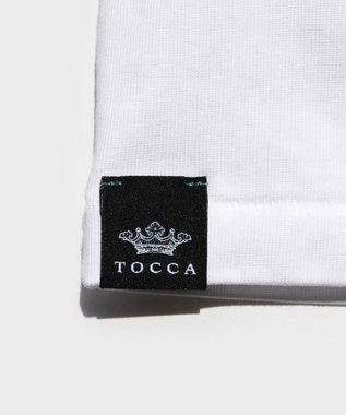 TOCCA 【接触冷感・UV90%以上カット・洗える】TNY LOGO Tシャツ ホワイト系