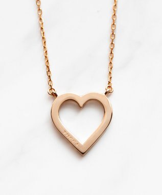 TOCCA WISH IN HEART NECKLACE ネックレス ローズ系