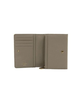 LANVIN en Bleu メラニー 二つ折り中Lファスナー財布 グレージュ