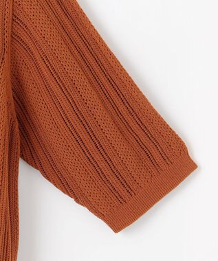 自由区 L 【カタログ掲載・セットアップ対応・洗える】シアーコイル カーディガン コッパー