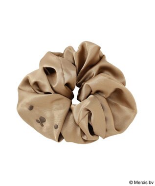 earth music&ecology 【予約】miffy/earth フェイス刺繍シュシュ ブラウン