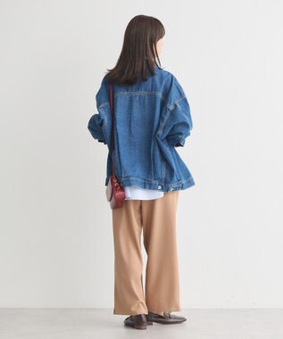 earth music&ecology リラックスワイドパンツ Camel