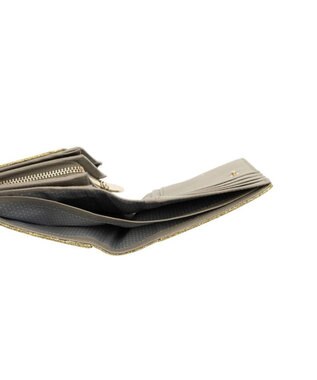 LANVIN en Bleu メラニー 二つ折り中Lファスナー財布 グレージュ