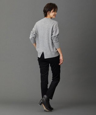 J.PRESS LADIES L 【洗える・WEB限定カラーあり】CASHMERE BLEND Vネック ニット ライトグレー系