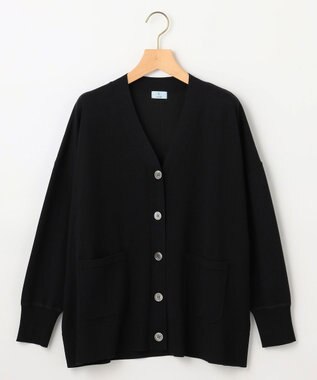 組曲 【WEB限定】ELENAオーバーニットカーディガン ブラック系