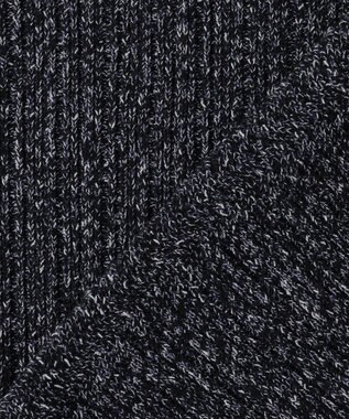 JOSEPH HOMME 【HIGH GRADE LINE】バルキーコットンノットリブ　クルーネックニット ブラック系