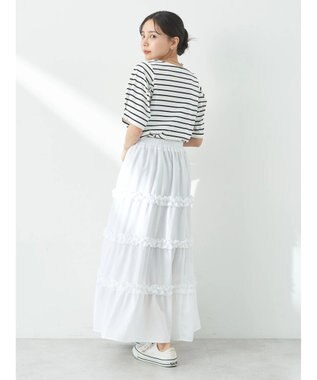 earth music&ecology タックスリーブＴ Border