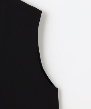 #Newans 【洗濯機可】キーネックジャンパースカート ブラック