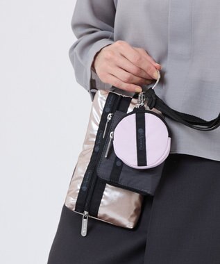 LeSportsac MULTI POUCH WRISTLET/ブラック/ローズゴールドシャイン/ピンク ブラック/ローズゴールドシャイン/ピンク