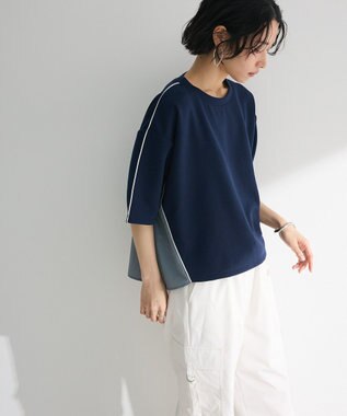 Green Parks ナイロンドッキングポンチラインプルオーバー Navy