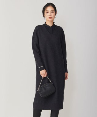 ICB 【WEB限定カラーあり】ミルドウール  ワンピース チャコール系