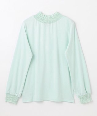 ANY 【洗濯機可】シャーリングデザインプルオーバー サックス