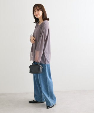 Green Parks シアーチュールドッキングプルオーバー Gray