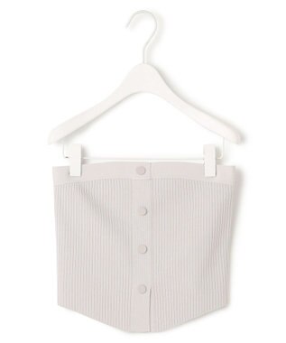 ICB L 【洗える】ハイゲージスムース ニットビスチェ トープ系