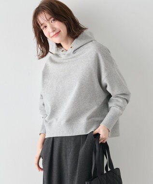 ANY 裏毛フーディ シルバーラメ