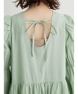 Green Parks ・Ｐｅｔｉｔ　Ｆｌｅｕｒウ゛ィラーゴスリーブワンピース Mint Green