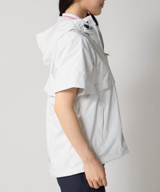 FILA GOLF／marie claire 【FILA GOLF】 収納袋付きレインウェア上下セット ホワイト