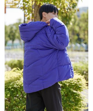 AMERICAN HOLIC キルポカカラフルポケッタブルフードコート Blue