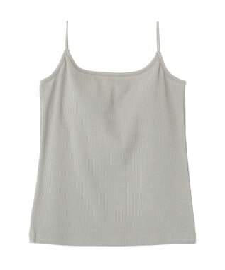 Green Parks カップ付きキャミソール Gray