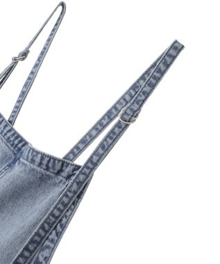 YECCA VECCA 綿麻デニムサロペット Light Indigo