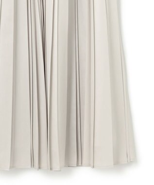 ICB 【洗える】レザーライクプリーツ スカート トープ系