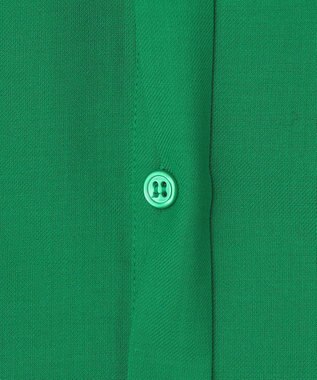 ICB アルタニカツイル バンドカラーブラウス グリーン