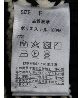 Green Parks ・ＥＬＥＮＣＡＲＥ　ＤＵＥ　パール釦カーディガン Border Black