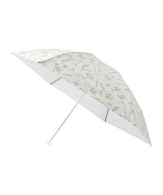 MOONBAT Fuwacool(フワクール) フワクールホワイト 晴雨兼用日傘 折りたたみ傘 シャイニープランツ 軽量 一級遮光／遮熱／UV オフホワイト