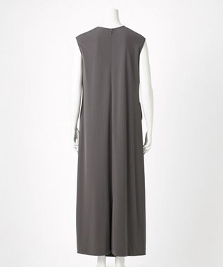23区 S 【GOLD LABEL】リュクスジャージー アシンメトリードレープ ワンピース グレー系