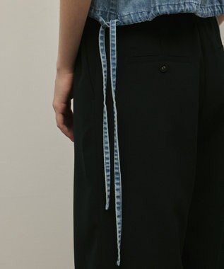 GRACE CONTINENTAL ハーフスリーブデニムシャツ ブルー