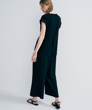 uncrave バックサテンジョーゼット オールインワン ブラック