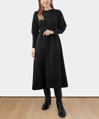 TOCCA 【洗える！】RAINY NIGHT ニットドレス ブラック系