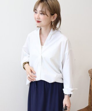 AMERICAN HOLIC イージーケアブロードシャツ Off White