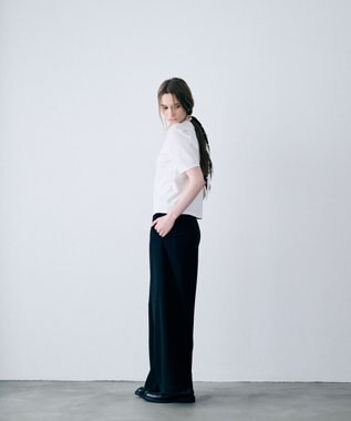 uncrave ダブルフェイスジャージー ボリュームスリーブカットソー オフ