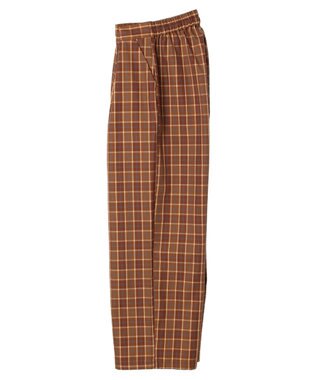 Green Parks ・ＥＬＥＮＣＡＲＥ　ＤＵＥ　チェックワイドパンツ Brown