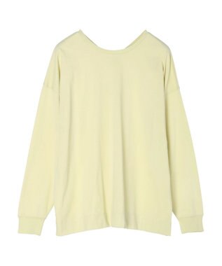 Green Parks 前後でも着れちゃう万能長袖ロンＴ Lime Green