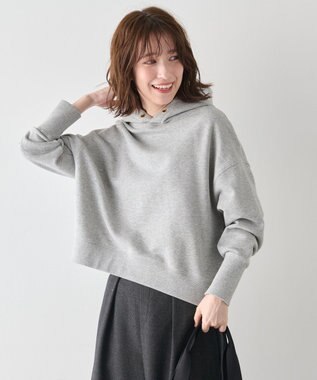 ANY 裏毛フーディ シルバーラメ