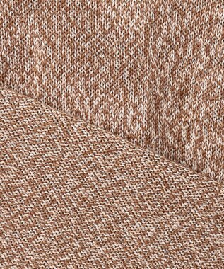 自由区 S ペーパーウールコットン襟付き ニット キャメル系