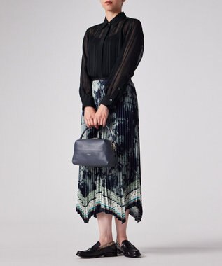 Paul Smith シアー ストライプ ブラウス ブラック