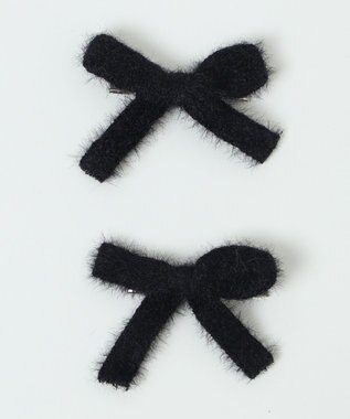 WEGO L2Pシャギーリボンクリップ ブラック