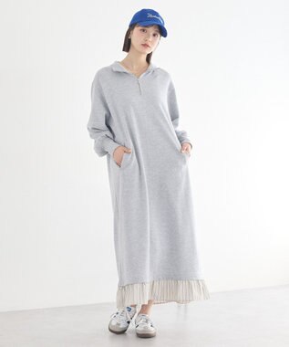 earth music&ecology レイヤーヘムワンピース