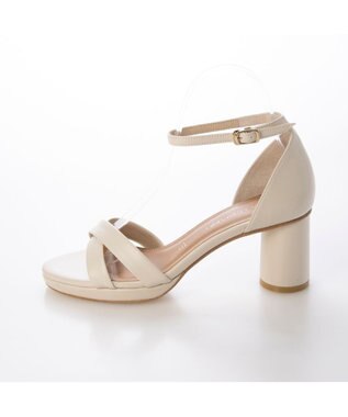 MODE ET JACOMO <MODE ET JACOMO>アンクルストラップサンダル アイボリー