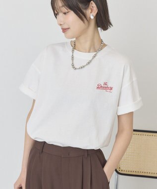 AMERICAN HOLIC サガラ刺繍Ｔシャツ Off White