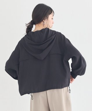 earth music&ecology 【予約】シアーシャツブルゾン ブラック